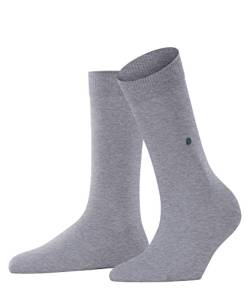 Burlington Damen Socken Lady W SO Baumwolle einfarbig 1 Paar, Grau (Arctic Melange 3221) neu - umweltfreundlich, 36-41 von Burlington