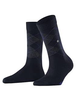 Burlington Damen Socken Marylebone Lurex W SO Wolle gemustert 1 Paar, Blau (Dark Night 6124), 36-41 von Burlington