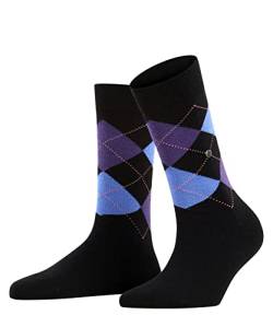 Burlington Damen Socken Marylebone W SO Wolle gemustert 1 Paar, Schwarz (Black-Fuego 3018), 36-41 von Burlington