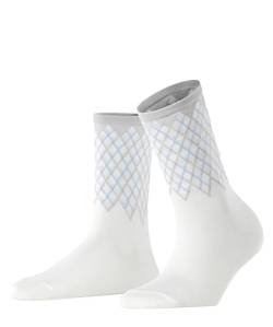 Burlington Damen Socken Mayfair W SO Baumwolle gemustert 1 Paar, Weiß (Off-White 2049), 36-41 von Burlington