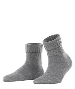 Burlington Damen Socken Plymouth W SO Wolle einfarbig 1 Paar, Grau (Dark Grey 3070), 36-41 von Burlington