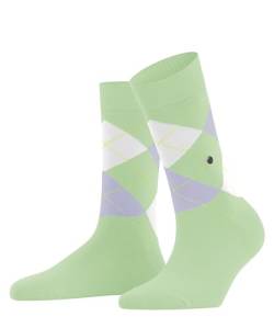 Burlington Damen Socken Queen W SO Baumwolle gemustert 1 Paar, Grün (Peppermint 7663) neu - umweltfreundlich, 36-41 von Burlington