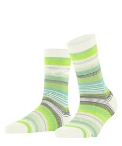 Burlington Damen Socken Stripe W SO Baumwolle gemustert 1 Paar, Weiß (Off-White 2041), 36-41 von Burlington