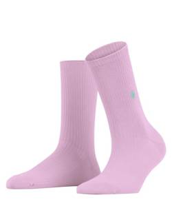 Burlington Damen Socken York W SO Baumwolle einfarbig 1 Paar, Rosa (Sporty Rose 8393), 36-41 von Burlington