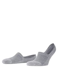 Burlington Herren Füßlinge Athleisure M IN weich atmungsaktiv schnelltrocknend unsichtbar einfarbig 1 Paar, Grau (Light Grey Melange 3775), 39-42 von Burlington