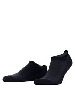 Burlington Herren Sneakersocken Athleisure M SN Weich atmungsaktiv schnelltrocknend kurz einfarbig 1 Paar, Blau (Marine 6120), 43-46 von Burlington