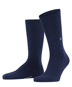 Burlington Herren Socken Boston M SO Baumwolle einfarbig 1 Paar, Blau (Royal Blue 6000), 40-46 von Burlington