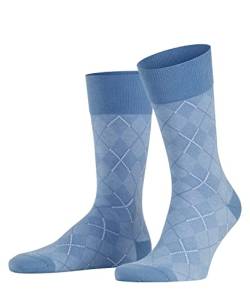 Burlington Herren Socken Carrington M SO Baumwolle gemustert 1 Paar, Blau (Azure 6327), 40-46 von Burlington