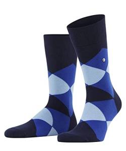 Burlington Herren Socken Clyde M SO Baumwolle gemustert 1 Paar, Blau (Marine 6120) neu - umweltfreundlich, 46-50 von Burlington