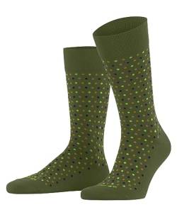 Burlington Herren Socken Dot M SO Baumwolle gemustert 1 Paar, Grün (Cactus 7684), 40-46 von Burlington