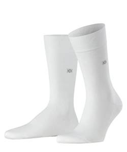 Burlington Herren Socken Dublin M SO Baumwolle einfarbig 1 Paar, Weiß (White 2000) neu - umweltfreundlich, 40-46 von Burlington