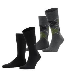 Burlington Herren Socken Everyday X-Mas 2-Pack Baumwolle gemustert 2 Paar, Mehrfarbig (Sortiment 0030), 40-46 von Burlington