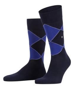 Burlington Herren Socken Kingston M SO Baumwolle gemustert 1 Paar, Blau (Marine 6120), 40-46 von Burlington