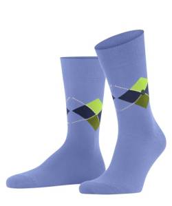 Burlington Herren Socken Multi King M SO Baumwolle gemustert 1 Paar, Blau (Light Blue 6755), 40-46 von Burlington