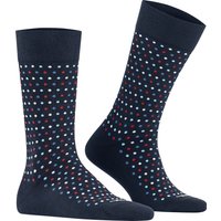 Burlington Herren Socken blau Baumwolle Gemustert von Burlington