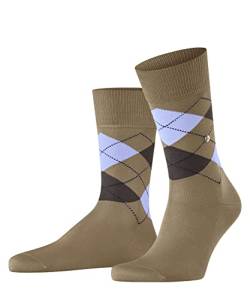 Burlington Herren Socken Manchester M SO Baumwolle gemustert 1 Paar, Beige (Beige 4240) neu - umweltfreundlich, 40-46 von Burlington