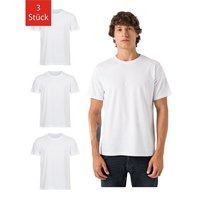Burnell & Son T-Shirt Tshirt Herren aus 100% Baumwolle Regular Fit Basic Männer Set (S-5XL) (Packung, 3-tlg., 3er-Pack) in Unifarbe von Burnell & Son