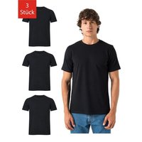 Burnell & Son T-Shirt Tshirt Herren aus 100% Baumwolle Regular Fit Basic Männer Set (S-5XL) (Packung, 3-tlg., 3er-Pack) in Unifarbe von Burnell & Son