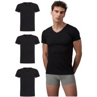 Burnell & Son T-Shirt Unterhemd Unterziehshirt mit Kurzarm und V-Ausschnitt aus Baumwolle (Packung, 3-tlg., 3er-Pack) von Burnell & Son