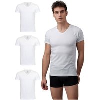 Burnell & Son T-Shirt Unterhemd Unterziehshirt mit Kurzarm und V-Ausschnitt aus Baumwolle (Packung, 3-tlg., 3er-Pack) von Burnell & Son