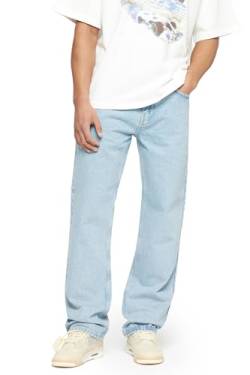 Buroc's Herren Straight Fit Jeans Hose Stretch Denim Männer Jeanshose Lang Streetwear, Farbe:Blue, Hosengröße:W29 L30 von Buroc's