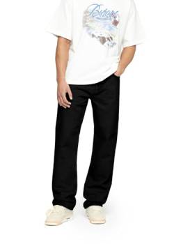 Buroc's Straight Basic Jeans, Farbe:Black Washed, Hosengröße:W29 L32 von Buroc's