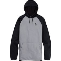 BURTON CROWN WEATHERPROOF Hoodie 2024 grey heather/true black - M von Burton