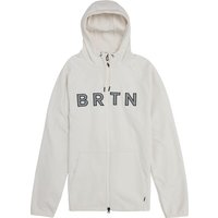 BURTON CROWN WEATHERPROOF Zip Hoodie 2024 stout white - M von Burton