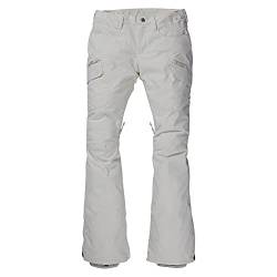 Burton - Skihose Gloria Ins Stout White Damen – Größe S – Weiß, weiß von Burton