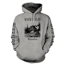 Burzum FILOSOFEM 3 2018HSW / Hoodie, Grau-Schwarz, L von Burzum