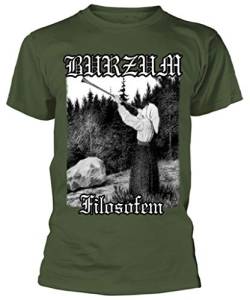 Burzum 'Filosofem' (Green) T-Shirt (Large) von Burzum