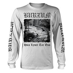 Burzum HVIS LYSET Tar OSS (White) Longsleeve M von Burzum