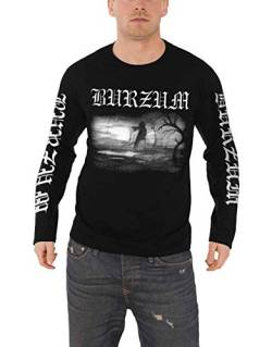 Burzum T Shirt Aske 2013 Band Logo Nue offiziell Herren Schwarz Long Sleeve von Burzum
