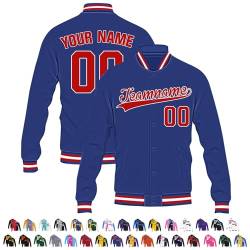 Busparst Benutzerdefinierte Varsity-Jacke, Personalisierte Letterman-Jacke, Individuell Gestaltete Varsity-Baseballjacke für Damen und Herren, Bombermäntel von Busparst