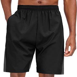 Butrends Herren Kurze Hose mit Taschen Running Sportshorts Atmungsaktive Shorts Schnell Trocknend Laufshorts Fitness Trainingsshorts Sport Sommer von Butrends