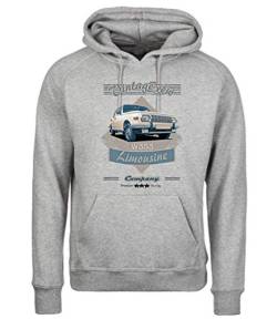 BuyPics4U Hoodie Premium mit Motiv Wa35 von Wartburg 80% Baumwolle Kaputzenpullover Pullover Unisex Herren Damen Kinder schwarz grau blau von BuyPics4U