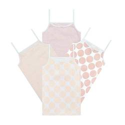 Buyless Fashion Girls Cami Polka Dot Unterhemden Baumwolle (4er Pack) 13-14 von Buyless Fashion