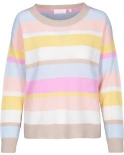 BvS Brigitte von Schönfels Ringel-Kaschmir Pullover Rosa bunt 38 von BvS Brigitte von Schönfels