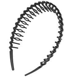 Bwardyth Bwardyth(R) Kunststoff-Haarband, Haarreifen, Schwarz für Damen von Bwardyth