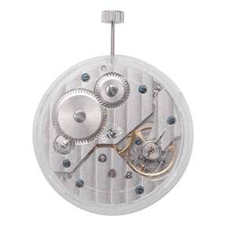 Bwardyth ST3600 Uhrwerk 17 Juwelen ETA 6497 Uhrwerk Modelluhr Teil Fit für Herrenuhr Handaufzug mechanisches Uhrwerk, silber von Bwardyth