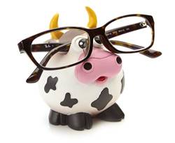 By Bers Brillenhalter Design Bulle, Kuh, Büffel, Rindvieh, handbemalt, lustig, für Spaßversteher und Junggebliebene von By Bers