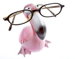 By Bers Brillenhalter Die_Vögel Design, handbemalt, Tier, echt lustig, aus Polyresin, für Spaßversteher und Junggebliebene Geschenk… von By Bers