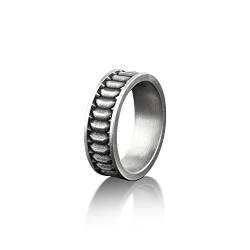 BySilverStone Jewelry Drachenschuppen-Herren-Ehering, Fantasy-Herren-Verlobungsring In Silber, Drachen-Mythologie-Schmuck Für Männer, Herren-Jubiläumsring von BySilverStone Jewelry