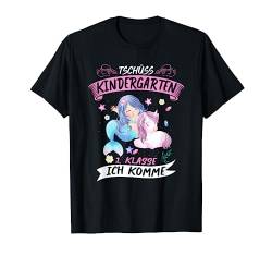 tschüss Kindergarten 1. Klasse ich komme Ende Schulanfang T-Shirt von Bye Kindergarten Abschied 1. Klasse Jungs Geschenk