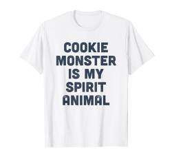 Cookie Monster is my spirit animal, lustiges T-Shirt T-Shirt von ByzmoTees