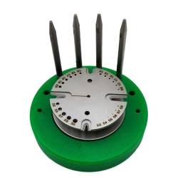 Bzwyonst Uhrenreparatur-Werkzeugset Stahlstift zum Entfernen und Einsetzen Von Balance Wheel Hairspring Shaft Core Kit Standard Edition von Bzwyonst