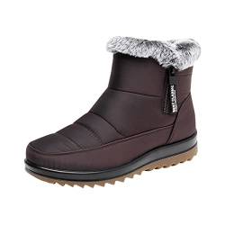 Boots Damen, Damen Winterstiefel Stiefeletten Boots Winterboots Warme Hausschuhe Stiefel Schneestiefel Winter Platform Snow Boots Outdoorschuhe Snow Boots Winterschuhe für Herbst Winter Outdoor von C'est TT