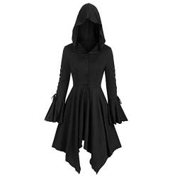 Damen Kleider: Renaissance Kleid Damen Mittelalter Kleid Mittelalter Karneval Halloween Cosplay Party Ballkleid Gothic Kleid Damen Mittelalter Kleidung Steampunk Kostüm Damen von C'est TT