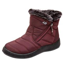 Damen Stiefeletten Boots, Winterboots Schlupfstiefel Schneestiefel Winterschuhe Warme Winterschuhe Schneestiefel Winter Short Ankle Boots Snow Boots Outdoor-Stiefel Winterschuhe Boots Schlupfstiefel von C'est TT