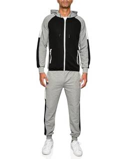 C-iN-C Herren Jogginganzug Ornament Design Barockmuster Sportanzug für Männer Trainingsanzug Laufanzug Gym Freizeitanzug Baggy Tracksuit Chill Modell von C-iN-C